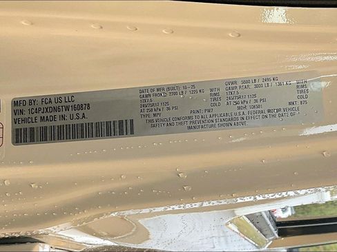 New 2026 Jeep Wrangler Unlimited Sport AWD/4WD image 8