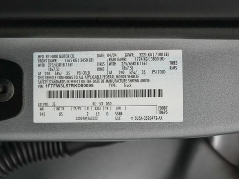 Certified 2024 Ford F150 XLT w/ Equipment Group 302A MID AWD/4WD image 24
