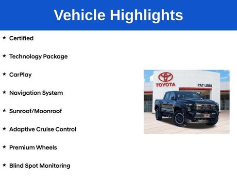 Certified 2024 Toyota Tacoma TRD Sport w/ TRD Sport Premium Package RWD image 5