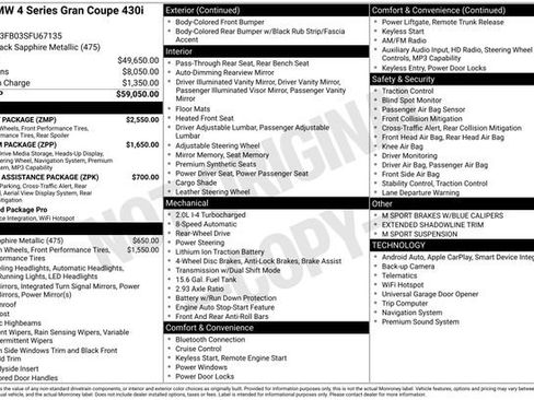 Certified 2025 BMW 430i w/ M Sport Package RWD image 11
