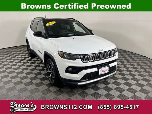 Used 2025 Jeep Compass Limited w/ Sun & Sound Group AWD/4WD image 1