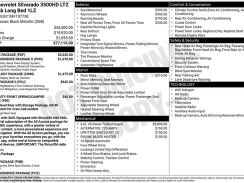 Used 2021 Chevrolet Silverado 3500 LTZ w/ LTZ Plus Package AWD/4WD image 3