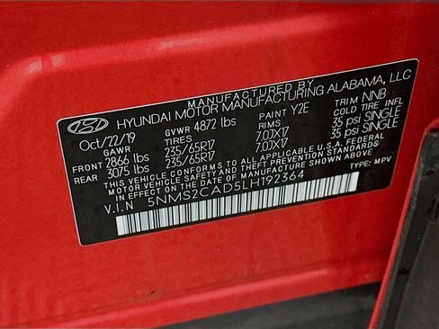 Used 2020 Hyundai Santa Fe SE AWD/4WD image 12