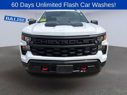 Certified 2023 Chevrolet Silverado 1500 Custom Trail Boss w/ LPO, Dark Essentials Package AWD/4WD image 2