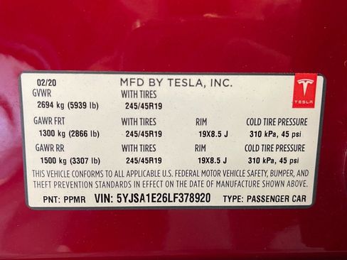 Used 2020 Tesla Model S Long Range Plus image 21