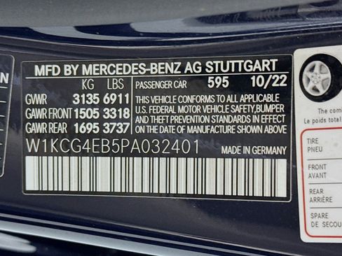 Used 2023 Mercedes-Benz EQS 580 EQS 580 image 24