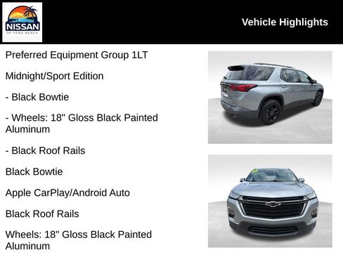 Used 2023 Chevrolet Traverse LT w/ Midnight/Sport Edition FWD image 18