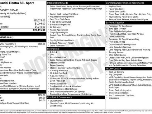 New 2026 Hyundai Elantra SEL Sport Premium FWD image 41