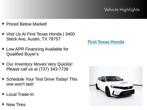 Used 2025 Honda Civic Type R image 10