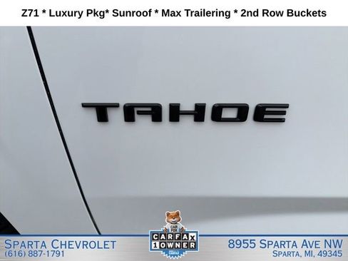 Used 2024 Chevrolet Tahoe Z71 w/ Luxury Package AWD/4WD image 10