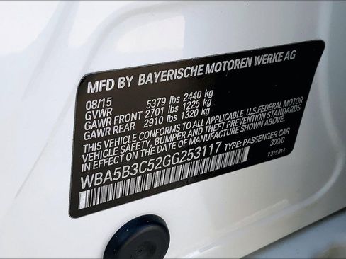 Used 2016 BMW 535i xDrive Sedan image 33