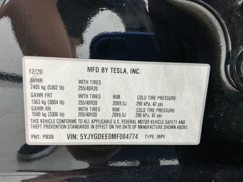 Used 2021 Tesla Model Y Long Range AWD/4WD image 50