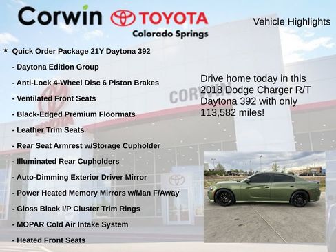 Used 2018 Dodge Charger R/T RWD image 7