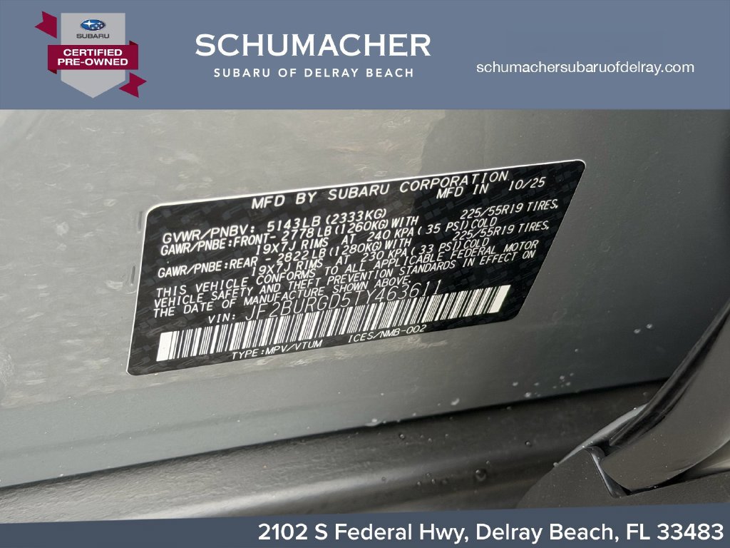 Certified 2026 Subaru Outback Limited XT AWD/4WD image 18