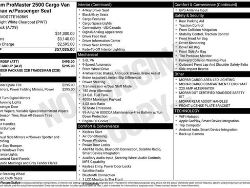 New 2026 RAM ProMaster 2500 w/ Power Group image 5