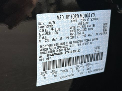 New 2026 Ford Explorer ST w/ Sun And Sound Package AWD/4WD image 29