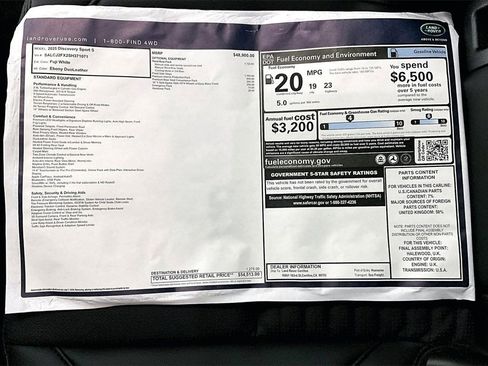 New 2025 Land Rover Discovery Sport S image 14