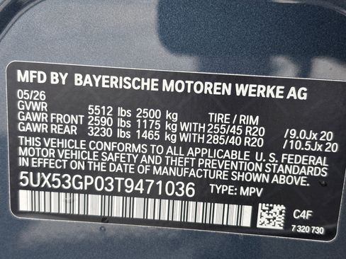 Used 2026 BMW X3 xDrive30i w/ Premium Package AWD/4WD image 7