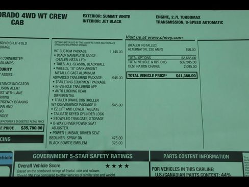 New 2026 Chevrolet Colorado W/T w/ WT Custom Package image 23