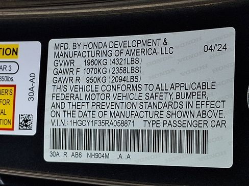 Used 2024 Honda Accord EX image 27