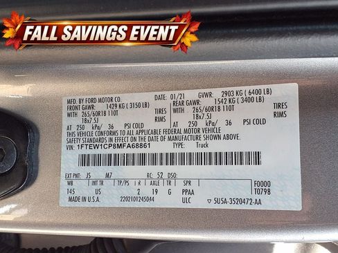 Used 2021 Ford F150 XLT w/ Equipment Group 302A High RWD image 13