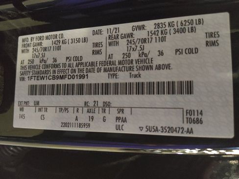 Used 2021 Ford F150 XL w/ Equipment Group 101A High RWD image 33