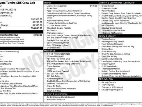 Used 2024 Toyota Tundra SR5 w/ SR5 Premium Package AWD/4WD image 7