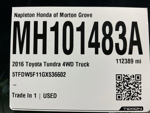 Used 2016 Toyota Tundra SR5 w/ SR5 Upgrade Package AWD/4WD image 32