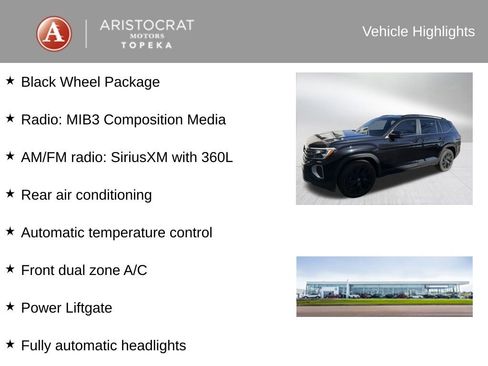 Certified 2024 Volkswagen Atlas SE w/ Black Wheel Package image 4