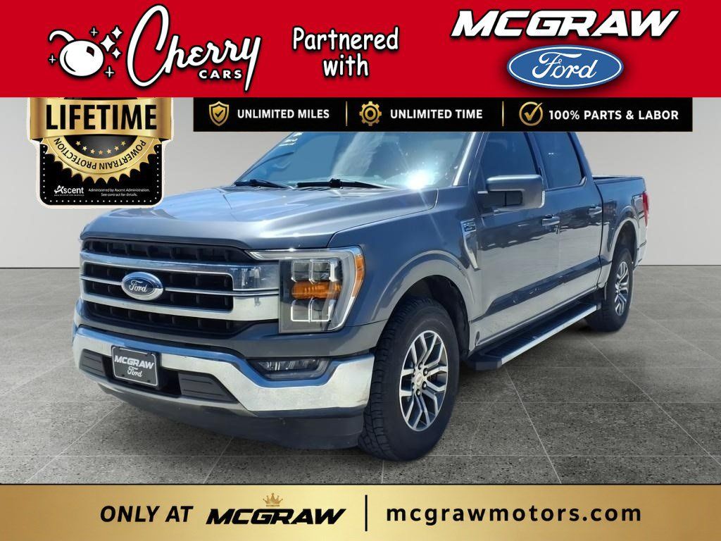 Used 2021 Ford F150 Lariat w/ Max Trailer Tow Package RWD image 1