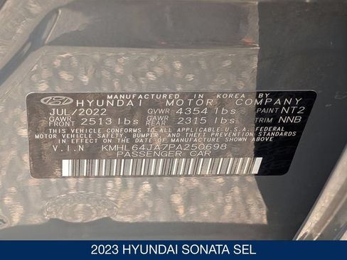 Used 2023 Hyundai Sonata SEL FWD image 67