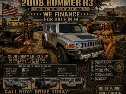 Used 2008 HUMMER H3 Luxury AWD/4WD image 1
