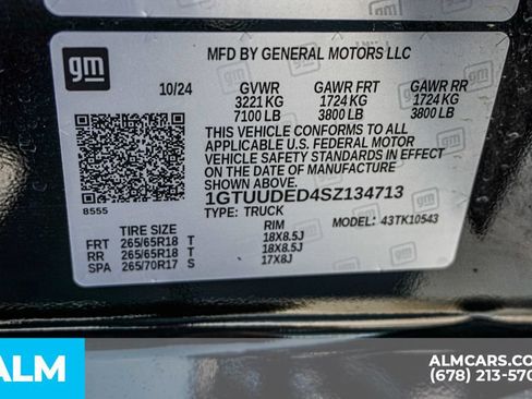 Used 2025 GMC Sierra 1500 SLT AWD/4WD image 57