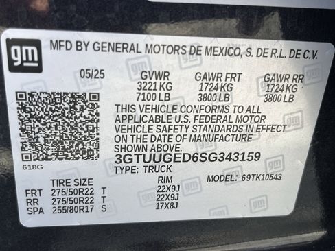 Used 2025 GMC Sierra 1500 Denali w/ Denali Reserve Package AWD/4WD image 38
