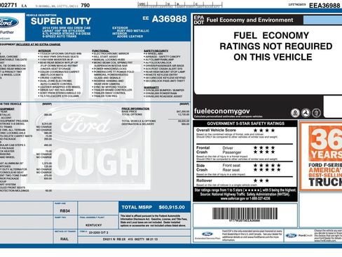 Used 2014 Ford F250 Lariat w/ Lariat Interior Package AWD/4WD image 13