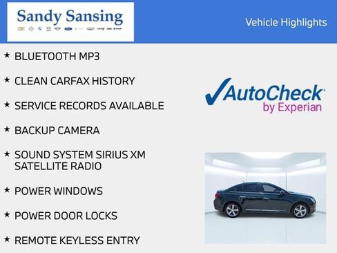 Used 2014 Chevrolet Cruze LT w/ RS Package FWD image 6