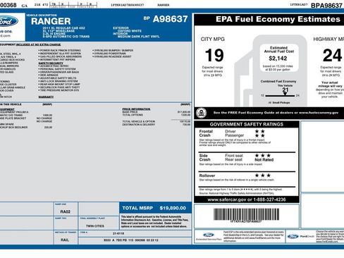 Used 2011 Ford Ranger XL RWD image 7