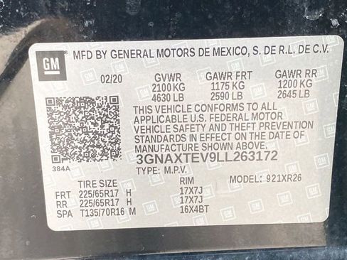 Used 2020 Chevrolet Equinox LT w/ Driver Convenience Package image 32