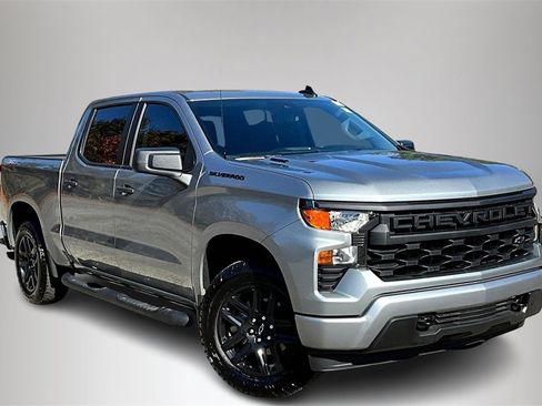 Certified 2025 Chevrolet Silverado 1500 Custom w/ Turbomax Blackout Package image 1