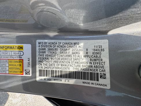 Used 2024 Honda Civic Sport image 19