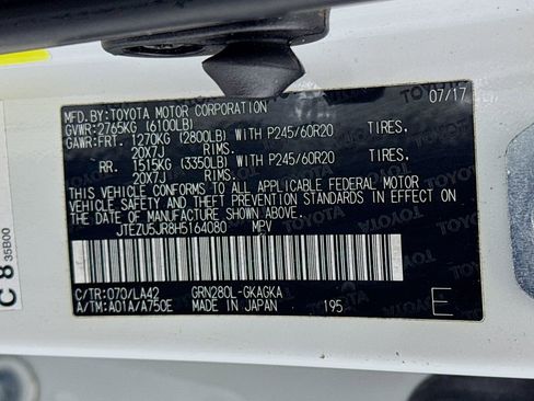 Used 2017 Toyota 4Runner Limited RWD image 33