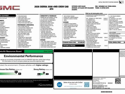 New 2026 GMC Sierra 3500 AT4 w/ AT4 Premium Plus Package
