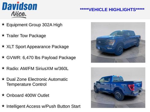 Certified 2023 Ford F150 XLT w/ Equipment Group 302A High AWD/4WD image 4