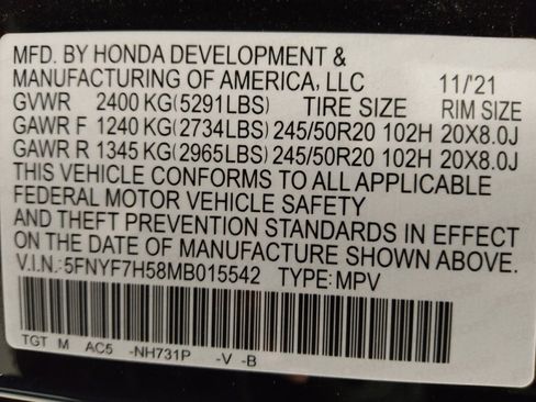 Used 2021 Honda Passport EX-L image 33