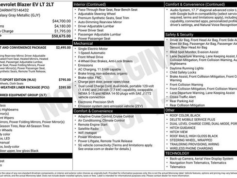 New 2026 Chevrolet Blazer EV LT image 9