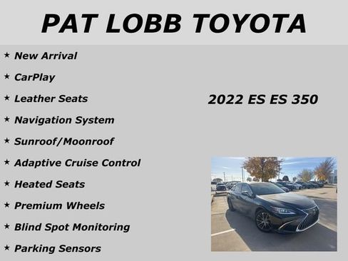 Used 2022 Lexus ES 350 w/ Premium Package image 19