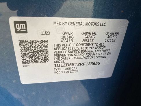 Used 2024 Chevrolet Malibu LS w/ LPO, Floor Liner Package FWD image 25