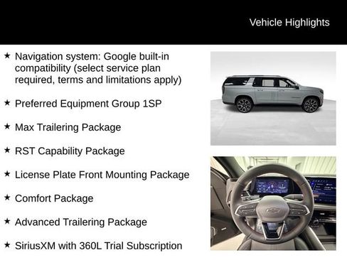 Certified 2026 Chevrolet Suburban RST w/ RST Capability Package image 16