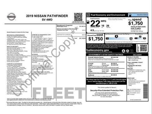 Used 2019 Nissan Pathfinder SV image 3