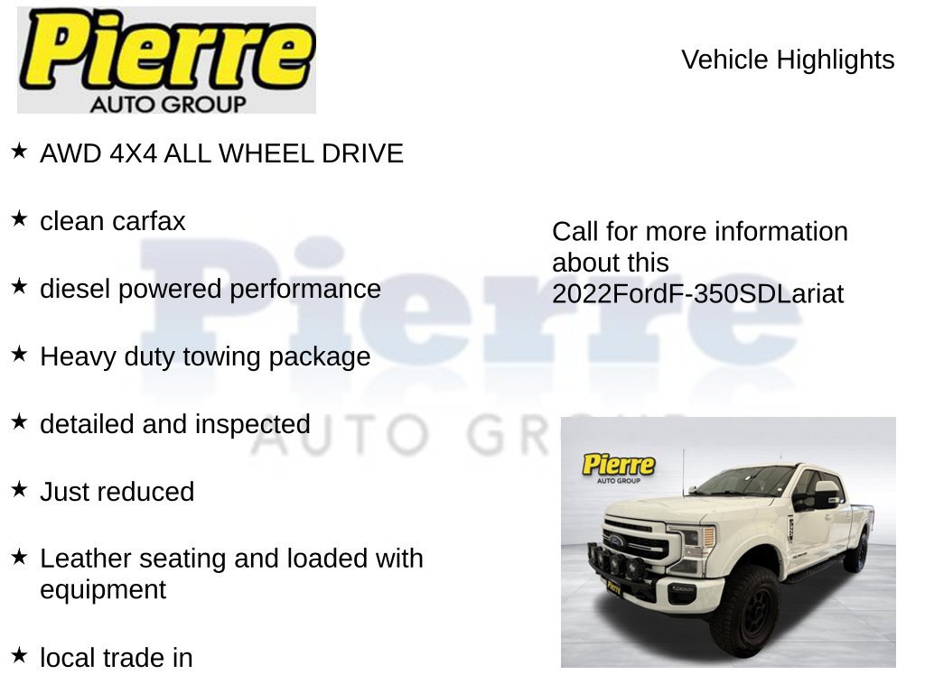 Used 2022 Ford F350 Lariat w/ Tremor Off-Road Package AWD/4WD image 7